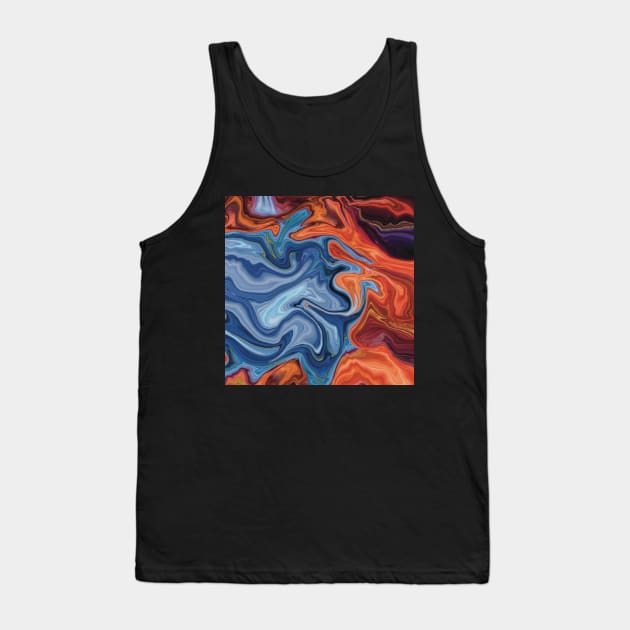 Flowing colors Tank Top by marina63